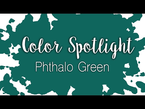 Color Spotlight: Phthalo Green / Watercolor Color Profile