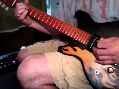 DIY double cut LP Jr. with a bolt on snakehead neck