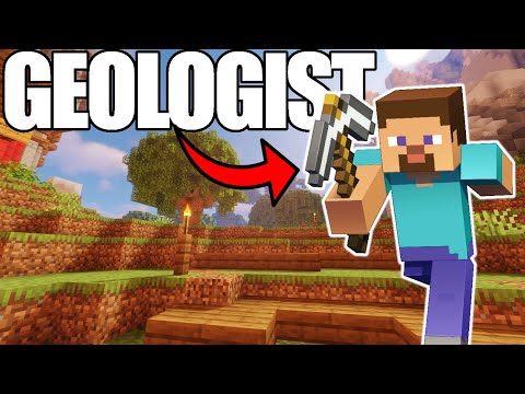 Real GEOLOGIST Plays Minecraft FOR THE FIRST TIME!!!