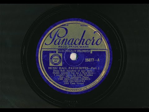 The Melotone Chorus And Orchestra - Music Hall Favourites Part 1