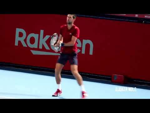 17 Djokovic Practice Under the Careful Eye of Marian Vajda   Tokyo 2019 HD