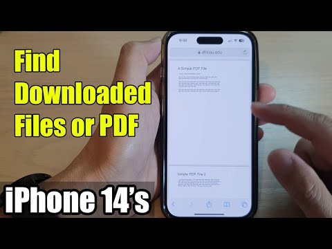 iPhone 14/14 Pro Max: How to Find Downloaded Files or PDF