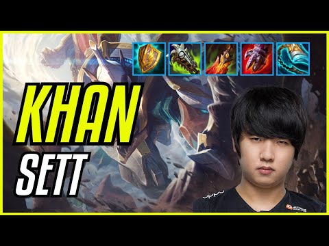 KHAN - SETT vs LEE SIN JUNGLE - EUW CHALLENGER - PATCH 11.10