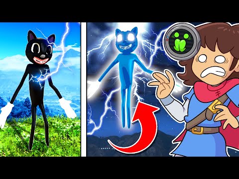 How To UPGRADE CARTOON CAT With LIGHTNING ... (God Powers!) - GTA 5 Mods