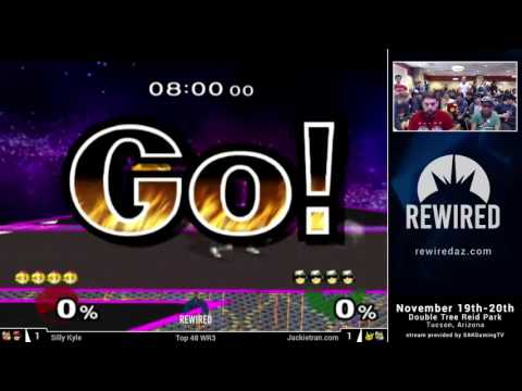 Rewired 2016 Melee Singles Top 48 WR3 - Silly Kyle (Peach) vs Jackietran.com (Captain Falcon)