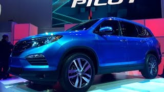 2016 Honda Pilot Walk around 1st look & Car Review