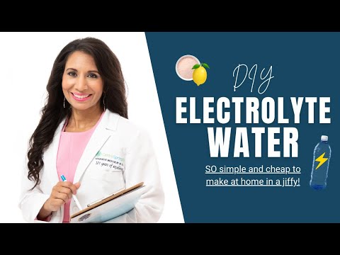 How to Make Electrolyte Water at Home | Healthy Habits