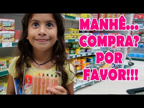 Tentando convencer a mamãe a comprar o melhor material escolar / Vale a pena ver de novo🎬
