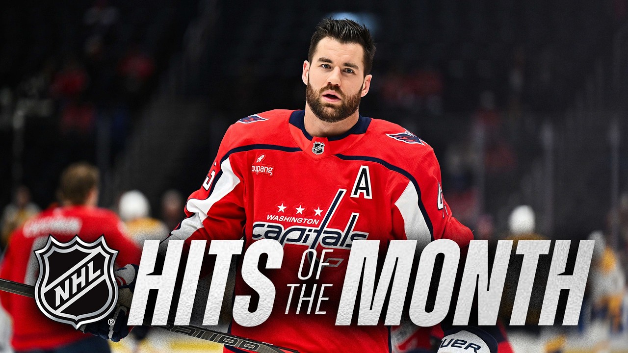 February’s Hardest NHL Hits: Wilson, Celebrini & Crunch Time