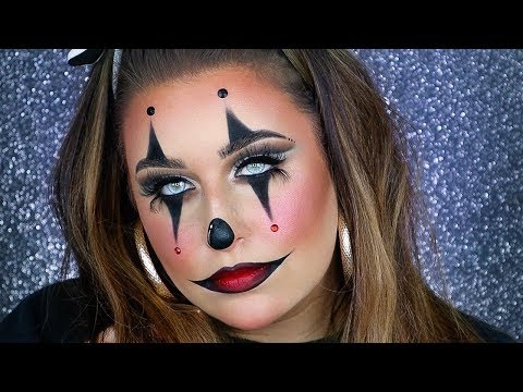 creepy clown halloween makeup tutorial | 31 Days of Halloween