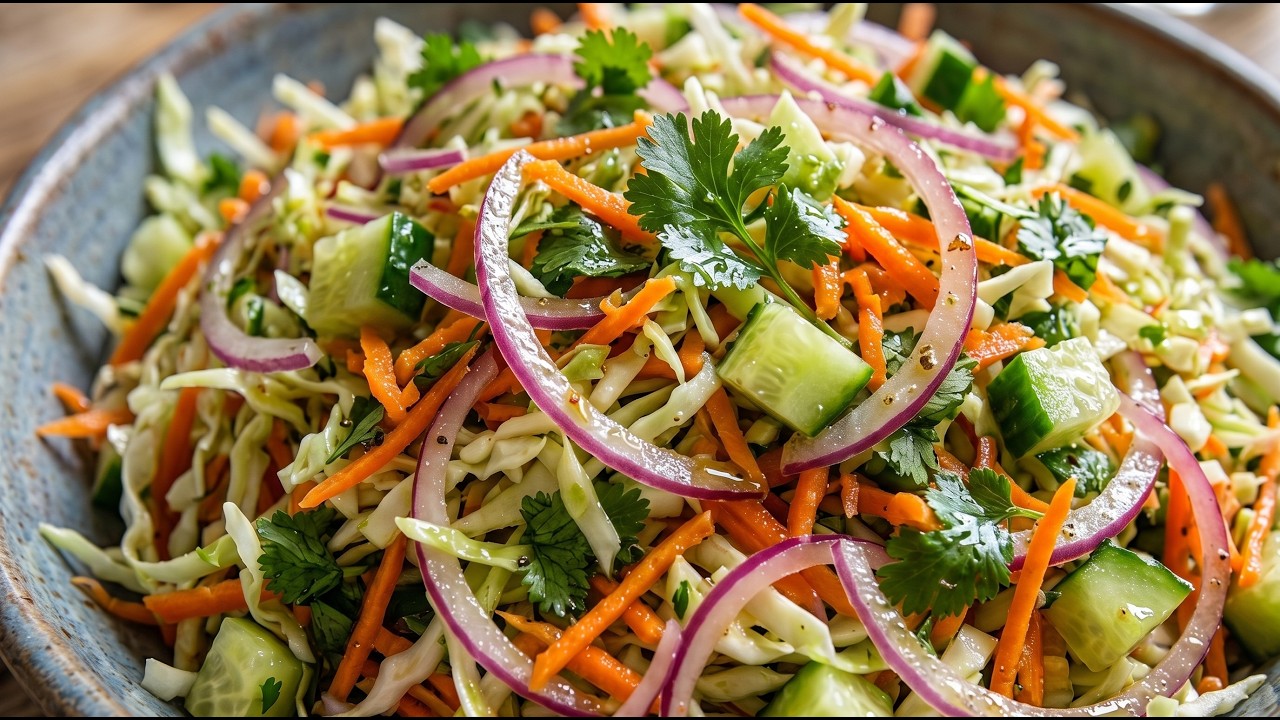 Assim preparo uma salada de pepino tão refrescante que sempre se torna a favorita