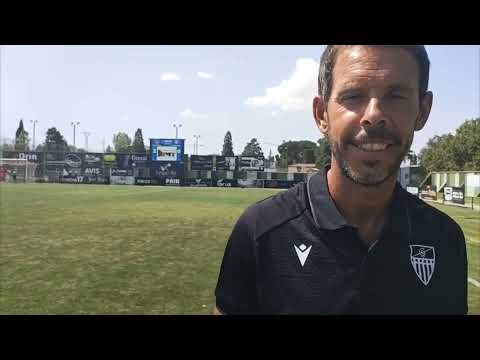 Declaraciones de Aitor Calle tras la victoria frente al Atlético Madrileño