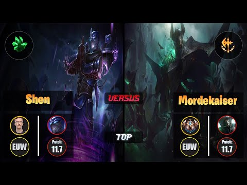 MagiFelix SHEN (Top) [Grasp of the Undying] VS MORDEKAISER - Challenger EUW Patch 11.7