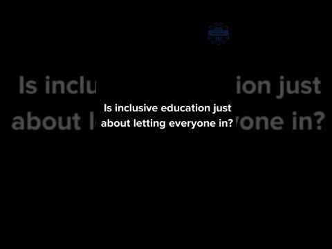 Inclusion is not just about Including #education #Inclusive_Education #Inclusion_Matters #myths