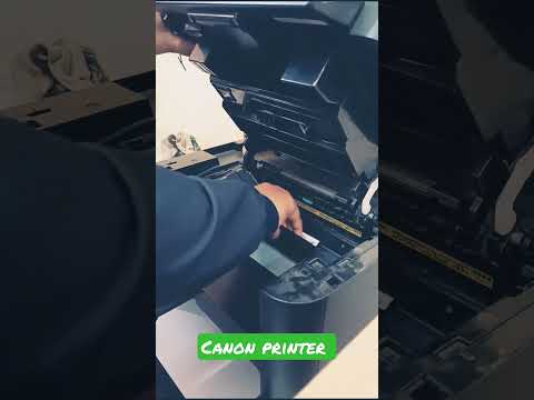 How to replace Printer Cartridge? #shorts #canon #printercanon