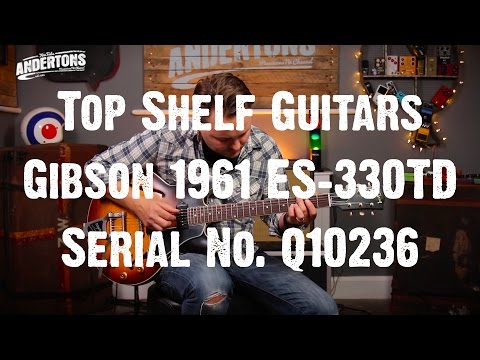Top Shelf Guitars -  Gibson 1961 ES-330TD VOS Serial No. Q10236