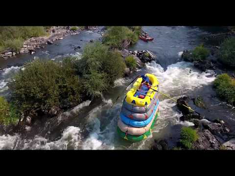 Guy Goes Rafting On A 6 Raft Stack