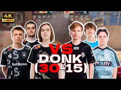 🔥donk (30-15) rt:1.95 w/kyousuke/baz VS m0nesy/alpha/sm3t l EU FACEIT RANKED (mirage) l #cs2 #pov