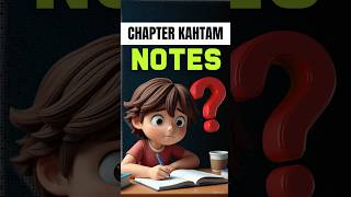 Chapter Khatam, Notes Kaise Banaye? #shorts #studytips #students #jee #neet