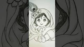 Download lagu cute Krishna ji 😍 #drawing #pencildrawing #sketch #viral #artist #krishna #cute #viralreels #krisna mp3