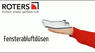 Fensterabluftdüsen für die Abluft mobiler Klimaanlagen, Luftreiniger und Gebläse
