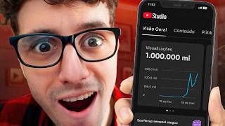 Fiz 1 MILHÃO de views em 5 dias! começando um canal do ZERO