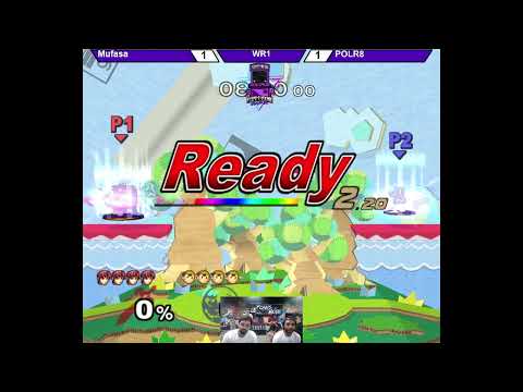 Flynn's Arcade 038 Winners Round 1- Mufasa (Marth) Vs. POLR8 (Ness) SSBU MELEE