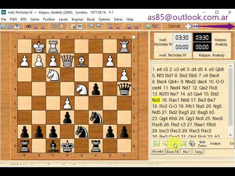 Karpov anatoly and ivell  nicholas  1977    0 1   c119