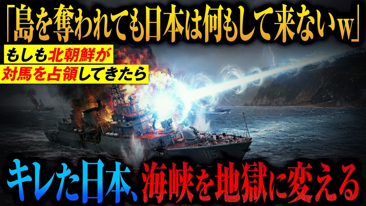 【日本を舐めた末路】もしも北朝鮮が対馬を占領したら「48時間後」自衛隊の極秘レールガンが海峡を地獄に変える【AIシミュレーション】