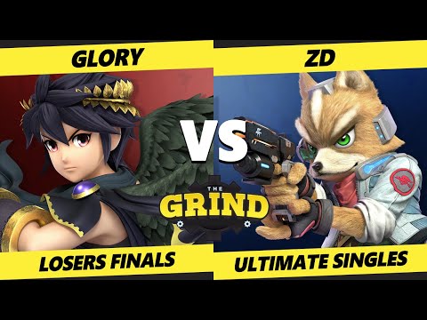 The Grind 235 Losers Finals - ZD (Fox, Wolf) Vs. Glory (Dark Pit) Smash Ultimate - SSBU