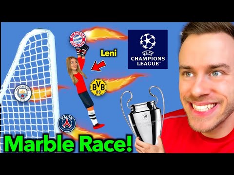 Marble Race BATTLE: Fabi vs Leni! 🤣 (extrem spannend!!)