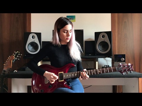 Queen - Don't stop me now guitar solo - cover by Simona Sansovini
