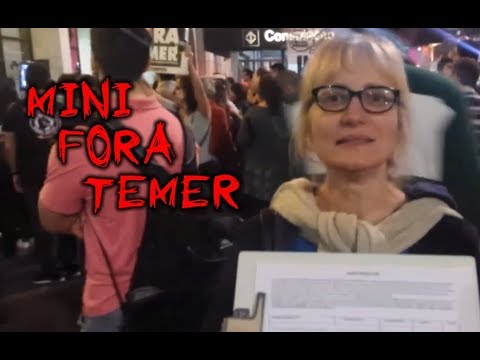 Caneta na Rua: Mini Fora Temer