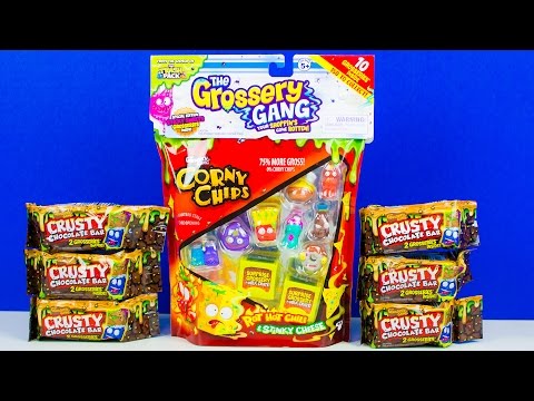 NEW The Grossery Gang Surprise Toys Unboxing The Trash Pack Shopkins for Boys Kinder Playtime Video