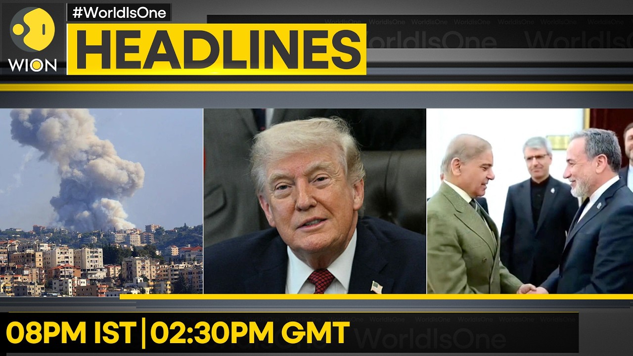 Sharif Meets Araghchi In Pakistan | 4 Killed In Israeli Strikes: Lebanon | WION Headlines