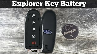 2011 - 2015 Ford Explorer Key Fob Battery Replacement - How To Replace Or Change Remote Batteries