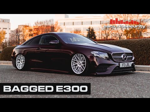 Mercedes-Benz E300 Coupe on Air Lift Performance & Rotiform wheels | Car Audio & Security
