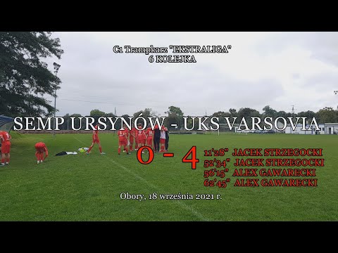 18 IX 2021 r.   SEMP URSYNÓW  -  UKS VARSOVIA   0 - 4(0-1)
