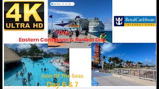 [4K] ICON OF THE SEAS DAY 6 & 7 TOUR OF THE WORLDS LARGEST CRUISE SHIP | ROYAL CARIBBEAN
