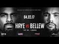 DAVID HAYE VS TONY BELLEW PREVIEW SHOW