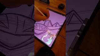 Creating Pokémon art: Dragapult ex illustration timelapse! 🎨✨ #PokemonArt #TCG #deckbuilding
