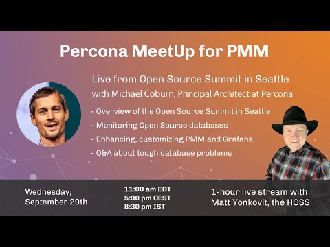 Percona Community MeetUp for PMM Sept 2021