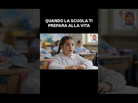 La scuola che ti segna… 😅😂😭 #videodivertenti #memes #battute #freddure #humor #comedy