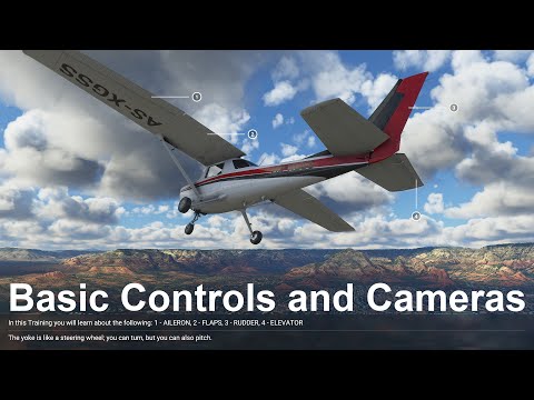 Microsoft Flight Simulator Tutorial - (1) - Basic Controls and Cameras [4K]