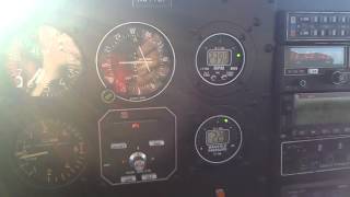 PA24 above the clouds