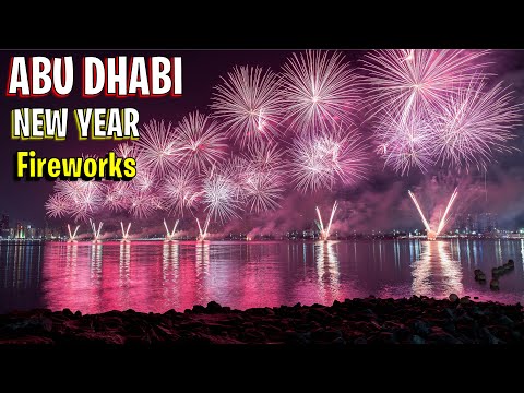 Abu Dhabi New Year Fireworks | Sheikh Zayed Festival and Yas Waterfront