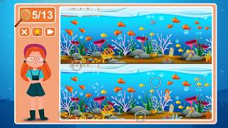 Viki Spotter: Undersea, Level 15 Walkthrough, 1080p/60FPS.