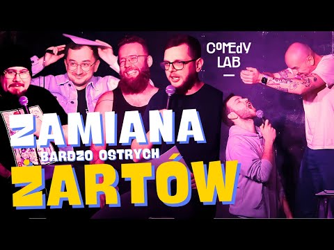 Machnicki Wolski Kasparek Białoskórski Mącznik Giefert | Comedy Lab | Zamiana Żartów | Stand-Up