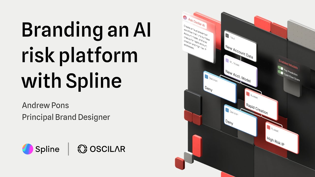 Behind the Design: Branding an AI Risk Platform with Spline