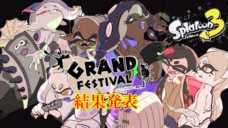 【スプラトゥーン3】第19回フェス結果発表！！最後のフェス？